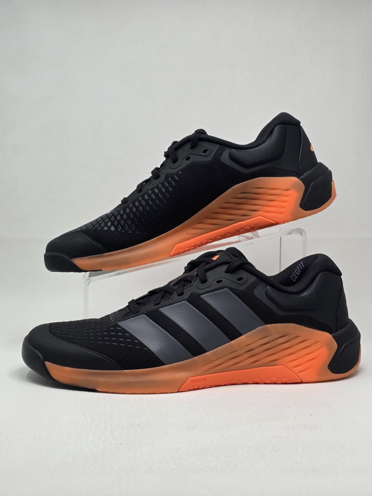 Adidas Dropset 4 Power Training Shoes Black Orange Mens Size 10.5 JR4677 New