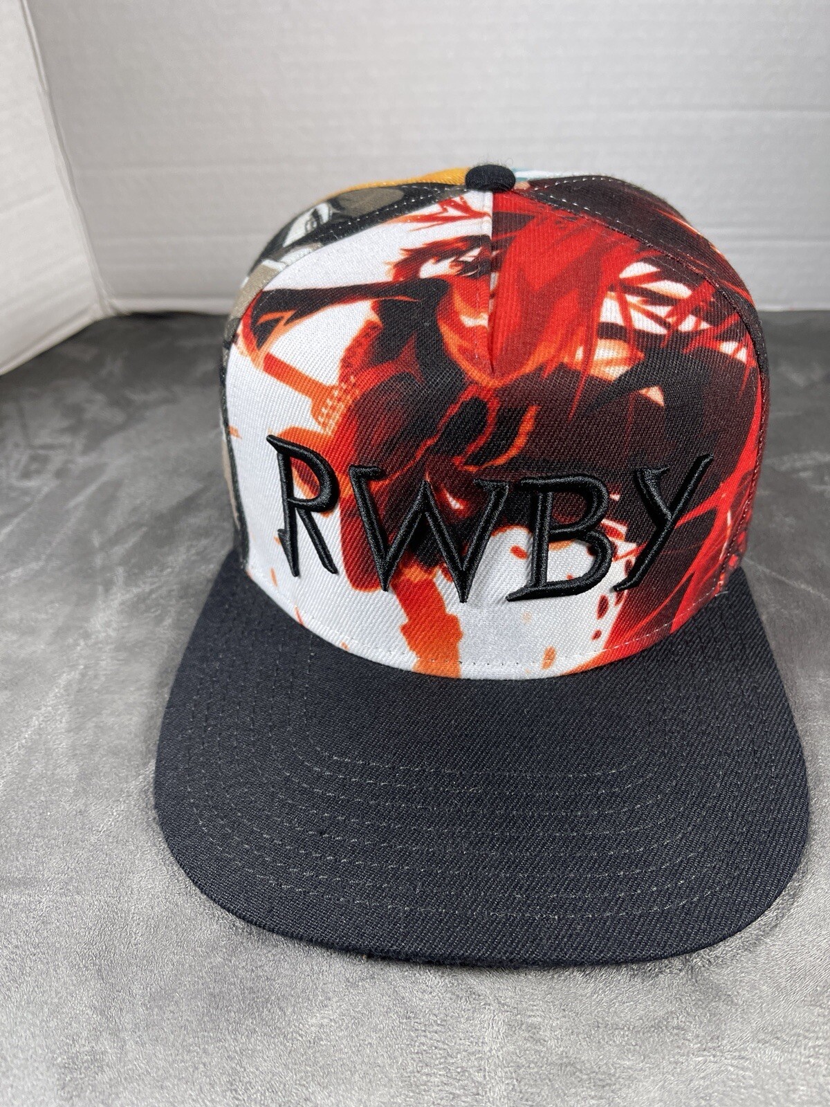 Rooster Teeth RWBY Red White Blue Yellow Anime New Unused Hat Cap Snapback
