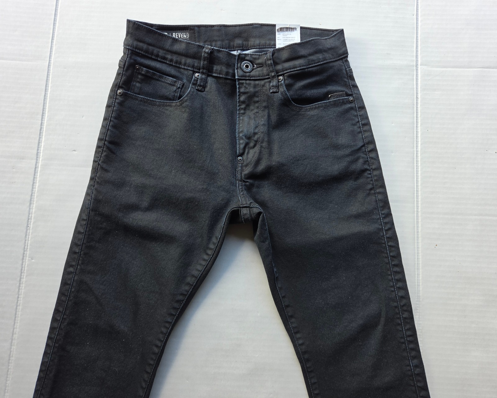 G-Star RAW Men’s Apparel Revend Airblaze 3D Skinny Black Jeans – Size: 30
