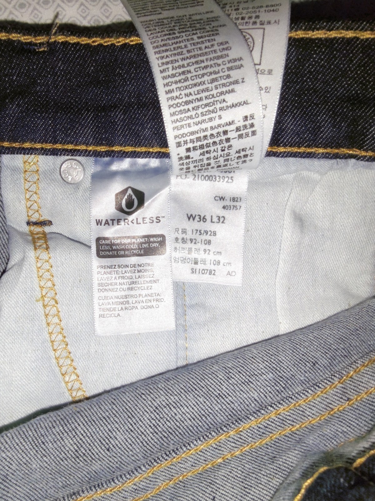 Levi’s Men’s 559 Relaxed Straight Jeans 36×32 Cleaner – Dark Indigo