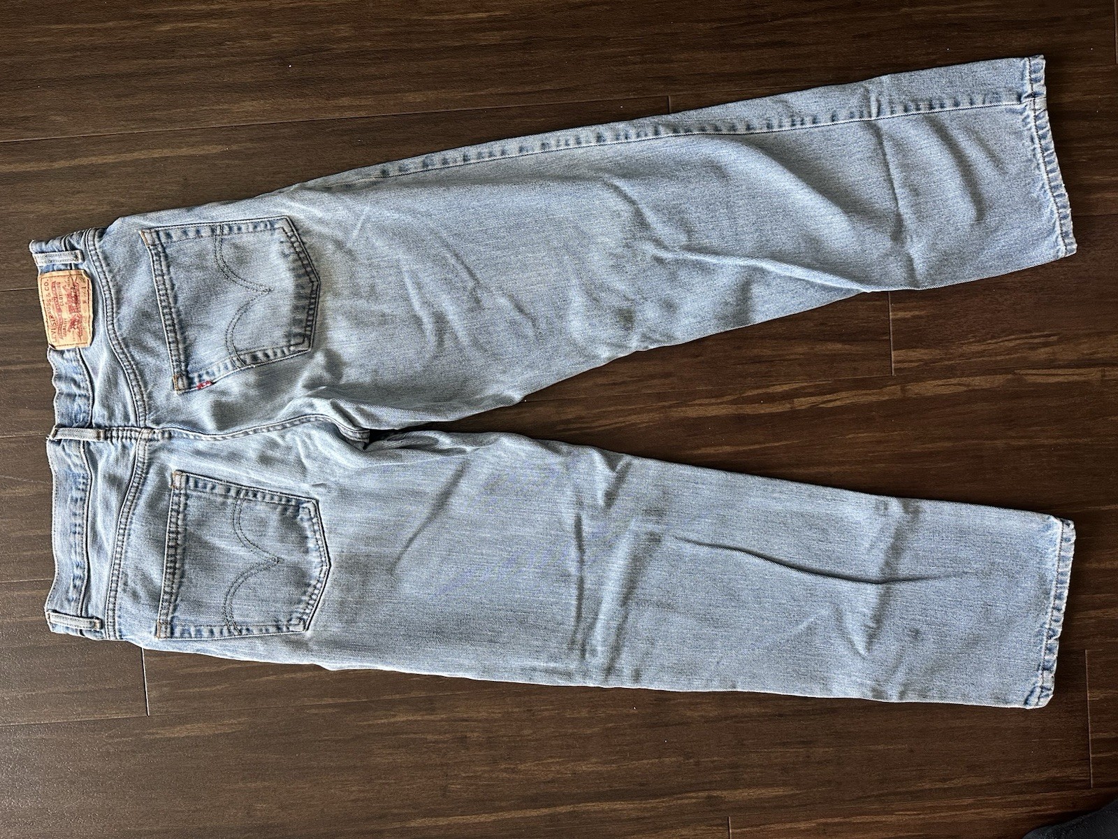 Levi’s 550 500 Series Men’s Relaxed Fit Light Wash Blue Straight Denim Jeans