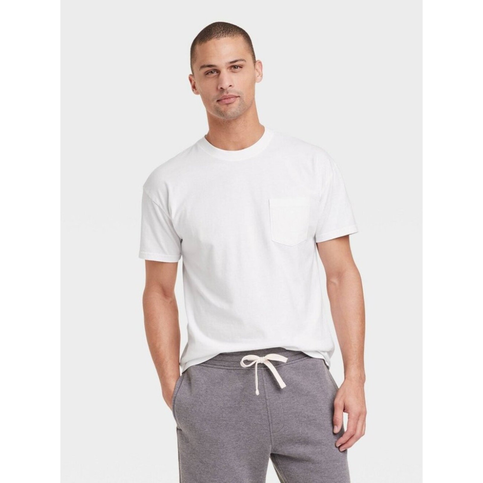 Goodfellow & Co Heavyweight Short-Sleeve Pocket Tee Size L