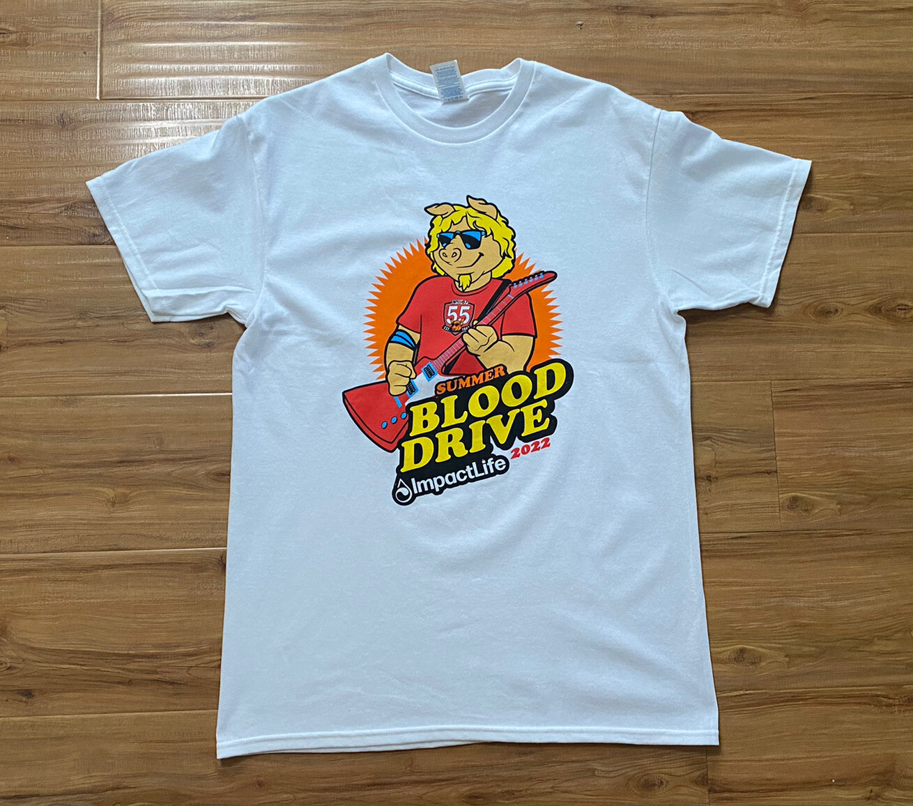 KSHE 95 Sweetmeat Sammy Summer 2022 Blood Drive T-Shirt Size Medium New Tee Rock