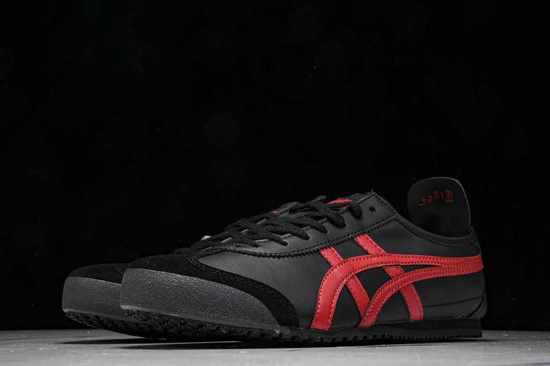 Onits*ka Tiger Mexico 66 Black Classic Red 1183C102-004 Unisex Size 4-11