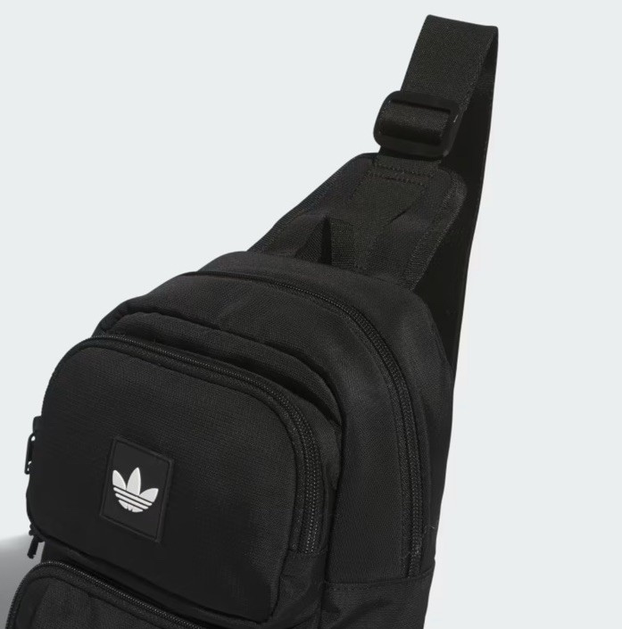 Adidas Utility 4 Sling Crossbody Bag Black JJ7418 NWT MSRP $52