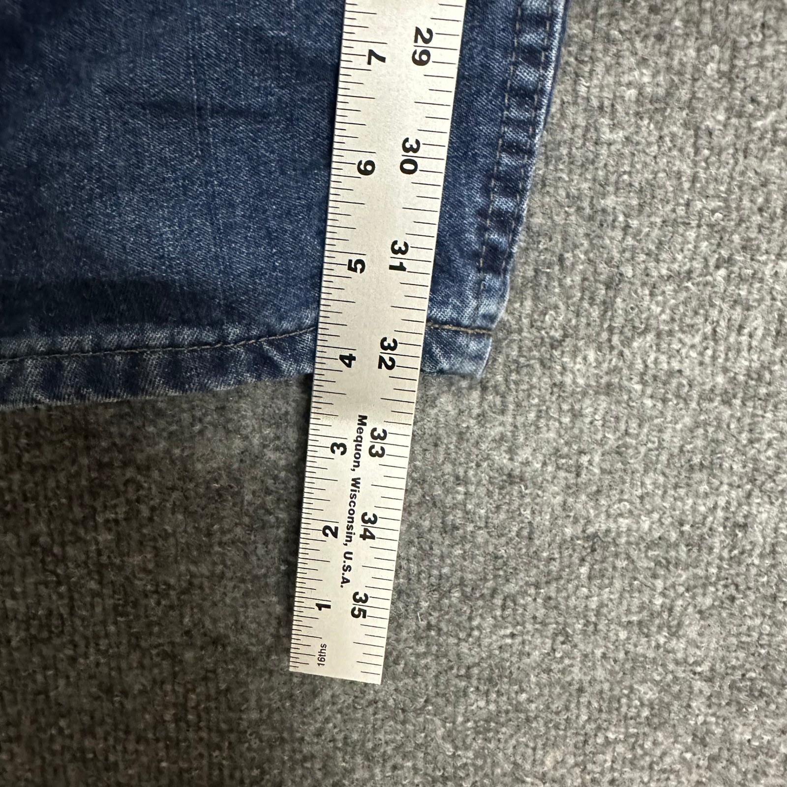 Riders by Lee Carpenter Jeans Womens Size 16M Blue Relaxed Straight Leg Utility