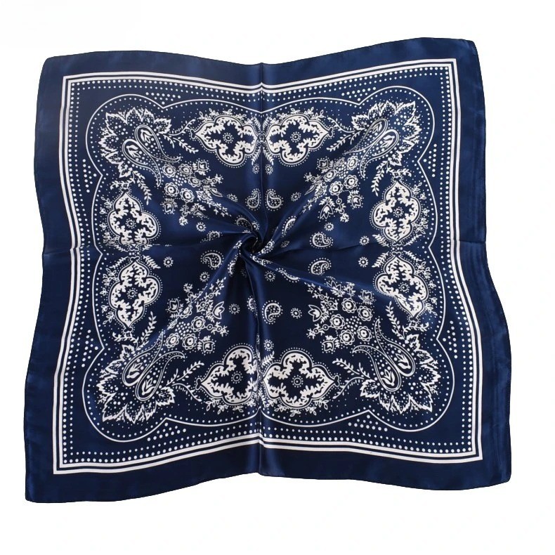 Large Silk Feel Satin Scarf Head Square Wrap Neck Neckerchief Shawl Hair Scarf