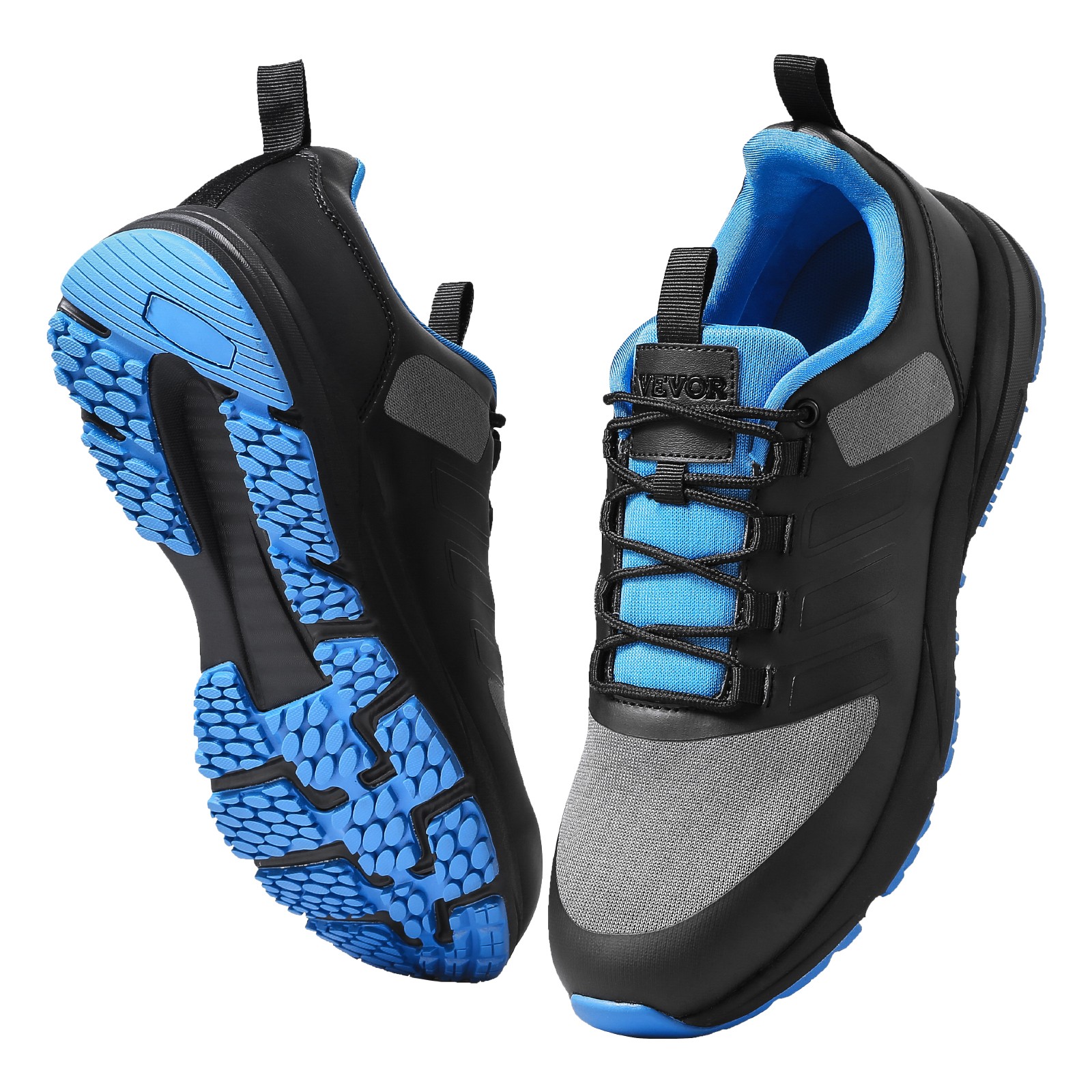 VEVOR Cross Training Shoes M Width Sneakers US Size 12 Wide Toe Box Shoes Black