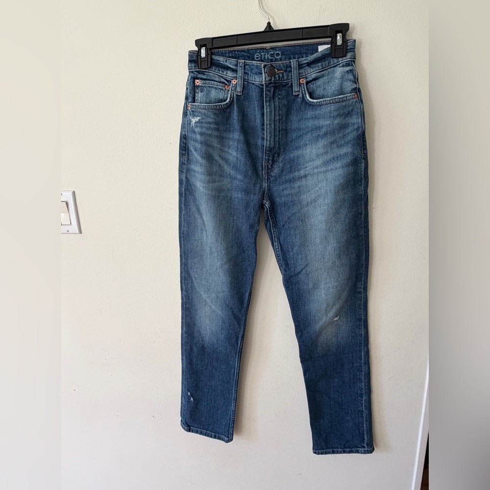 🌴 Ética Scarlet Mid-Rise Slim Jeans — Beach Break (Size 26) — NWT