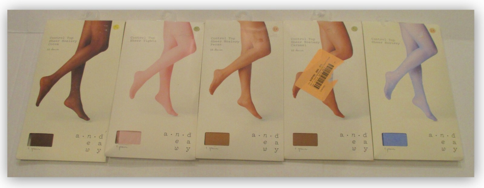 A New Day Single Pairs CONTROL TOP SHEER HOSIERY Choice of Size and Color