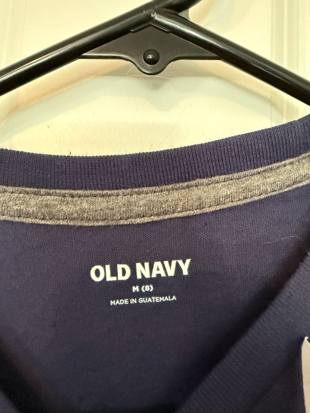 Old Navy Boys Space Astronaut Graphic Long Sleeve T-Shirt Navy Blue Size M 8