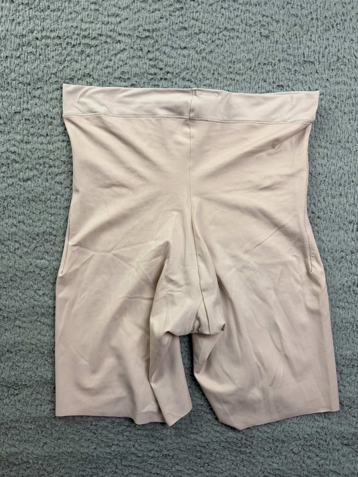 Assets By Spanx Shapewear Shorts Womens Medium Beige Mid Thigh Smoothing