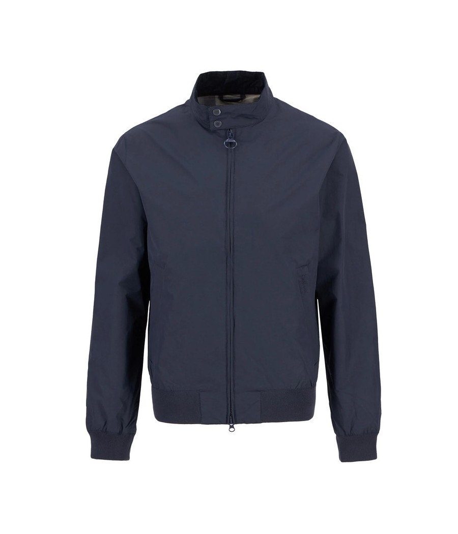 Barbour Royston Bomber Casual Jacket Coat Olive Green & Blue M-5XL