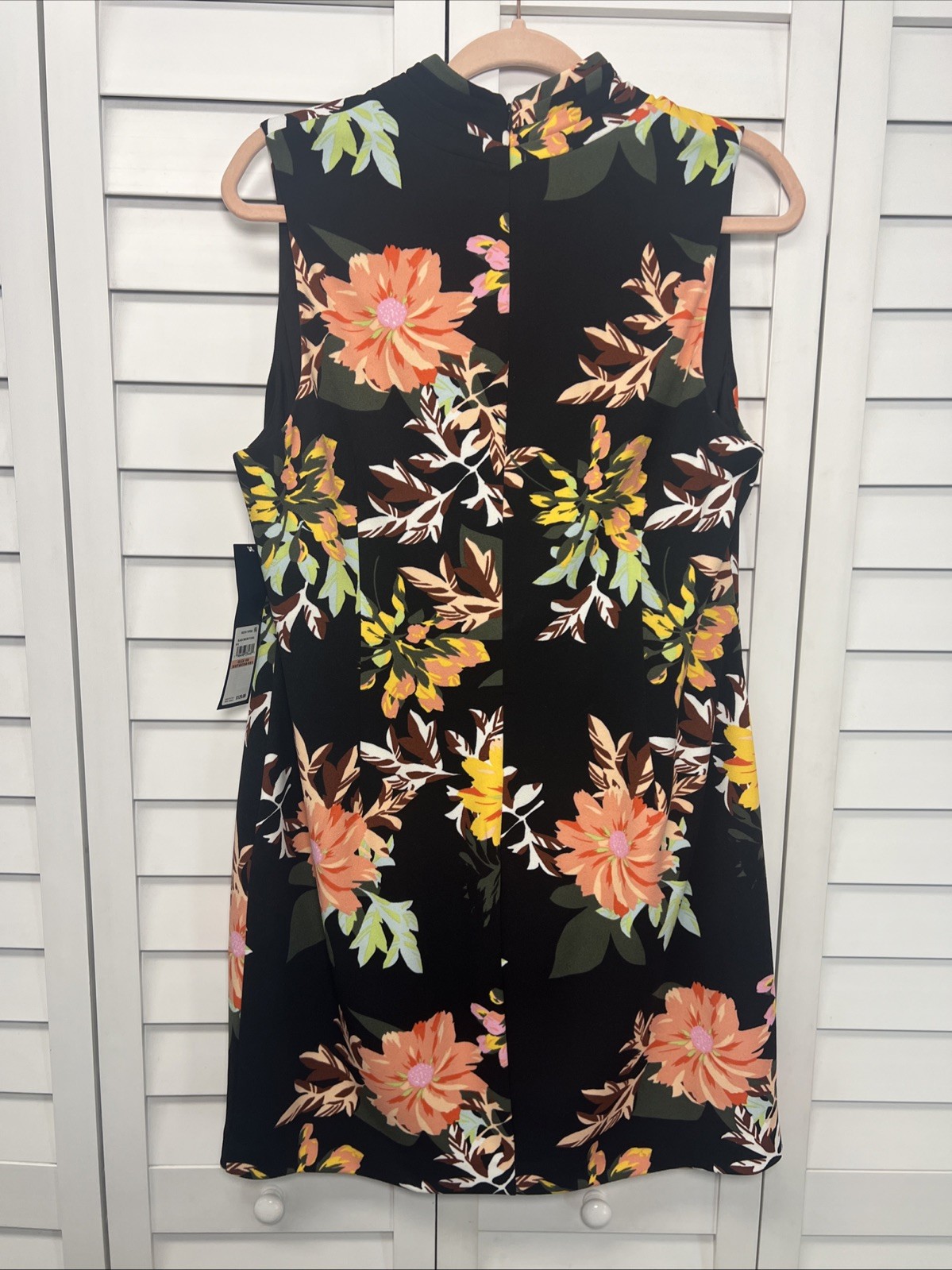 Rachel Roy Floral Sleeveless Stretch Dress Career Office Women’s Size 14W NWT