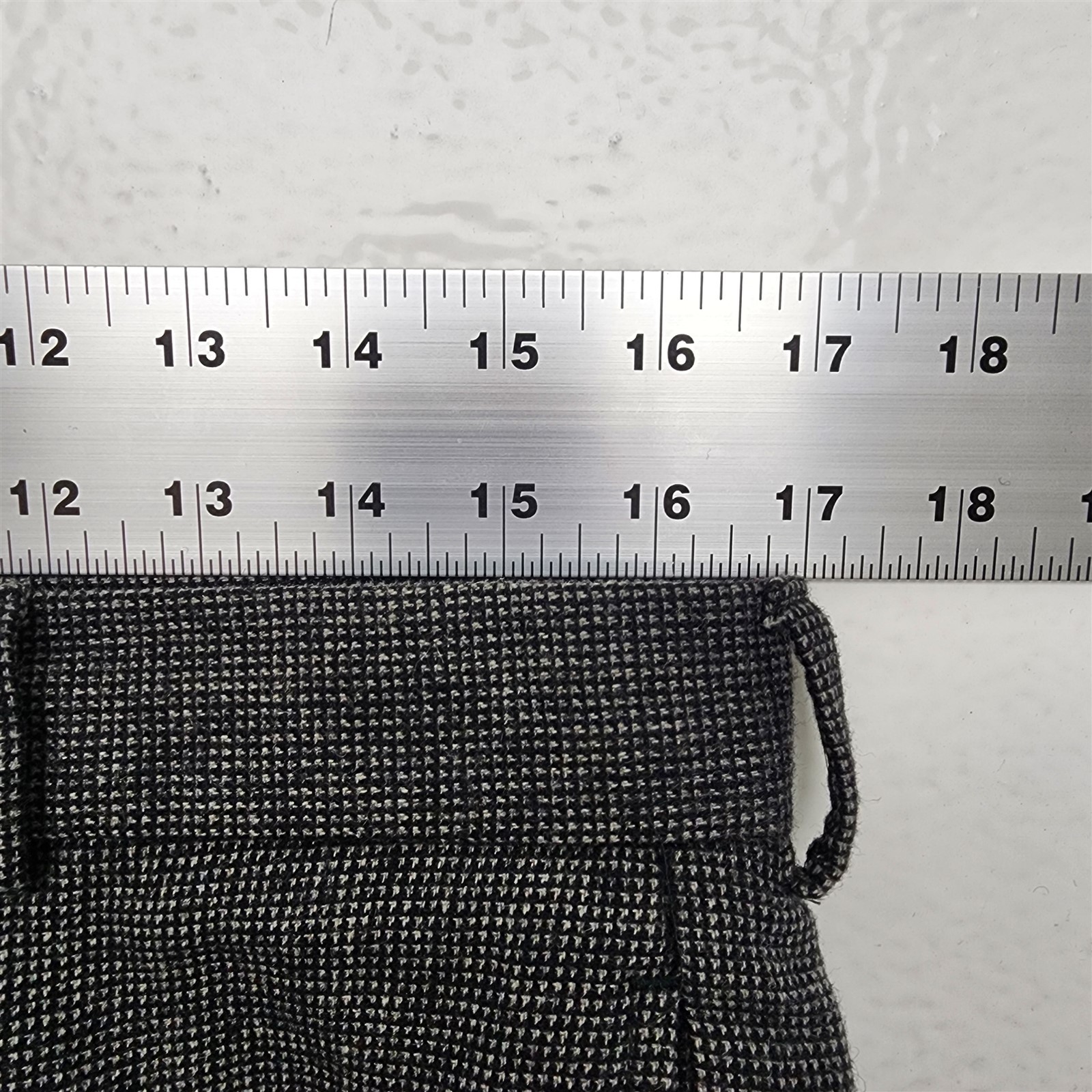 Banana Republic 32×30 Gray Nailhead Tweed Wool Blend Gavin Lined Trousers Mens