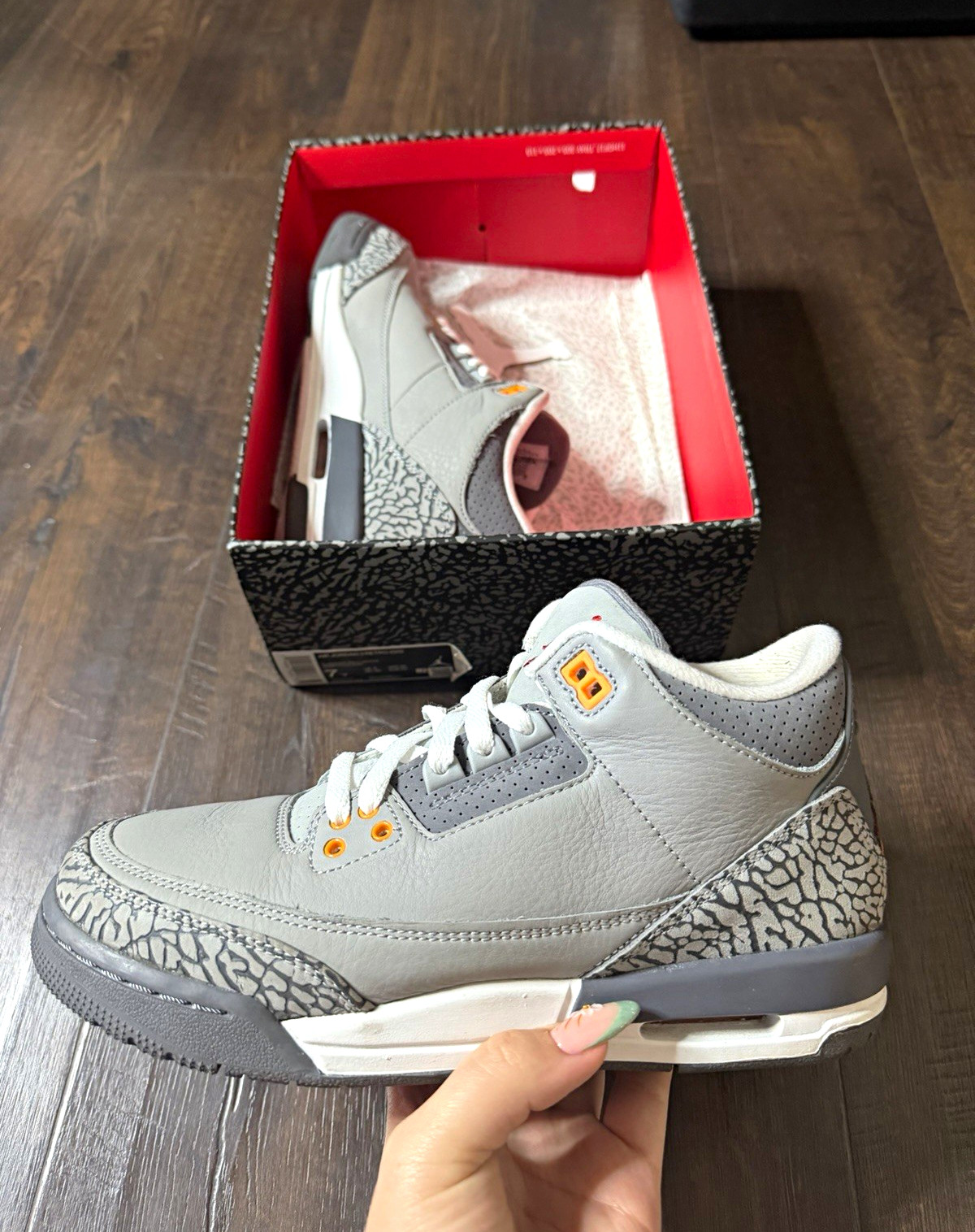 Air Jordan 3 Retro Cool Grey GS 7Y/8.5W