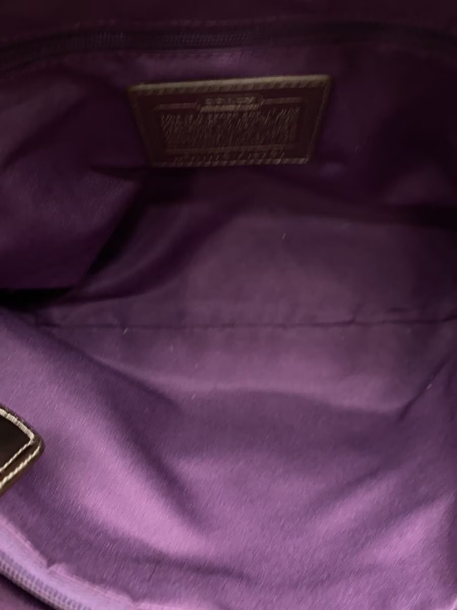 COACH Shoulder Bag Leather GLD N-H1175-F18751