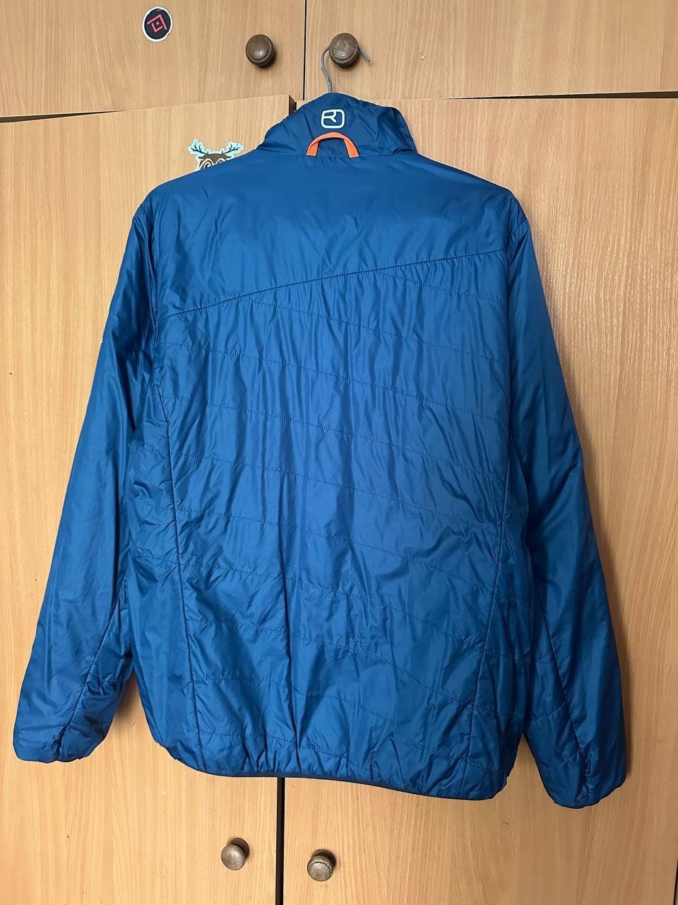 Ortovox Swisswool Piz Boval Reversible Jacket Men’s Size M Blue Hiking Outdoor
