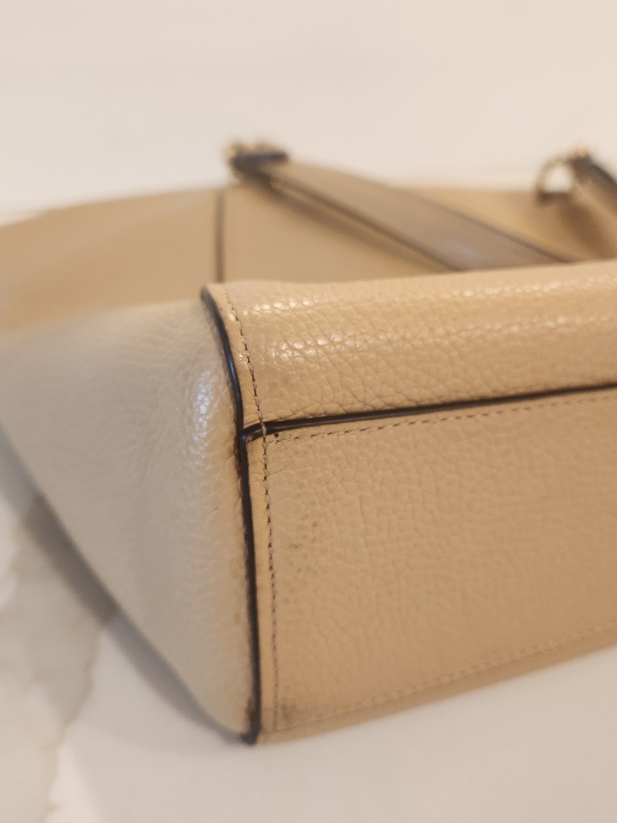 Coach Prairie Pebbled Leather Satchel Crossbody Women’s Handbag – Camel/Tan