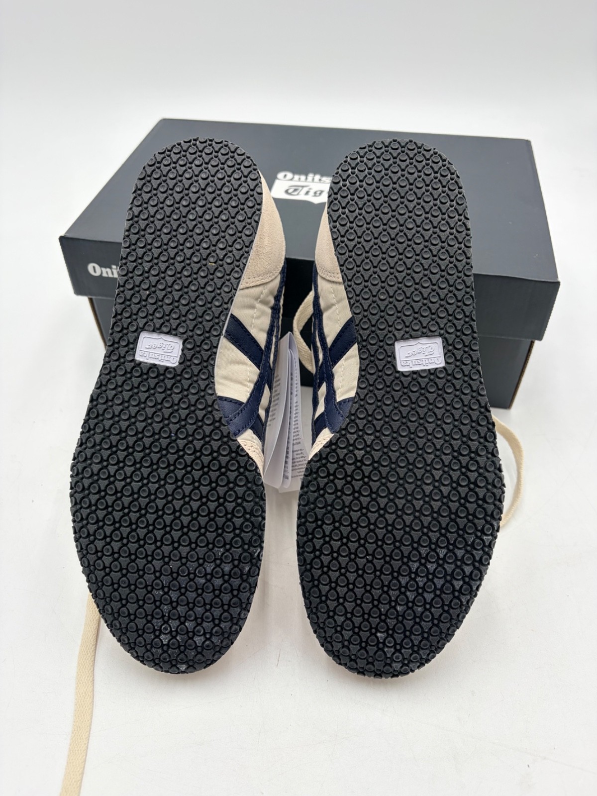 Onitsuka Tiger SERRANO Birch/Peacoat Daily Sneaker (US 6.5) with Box From US