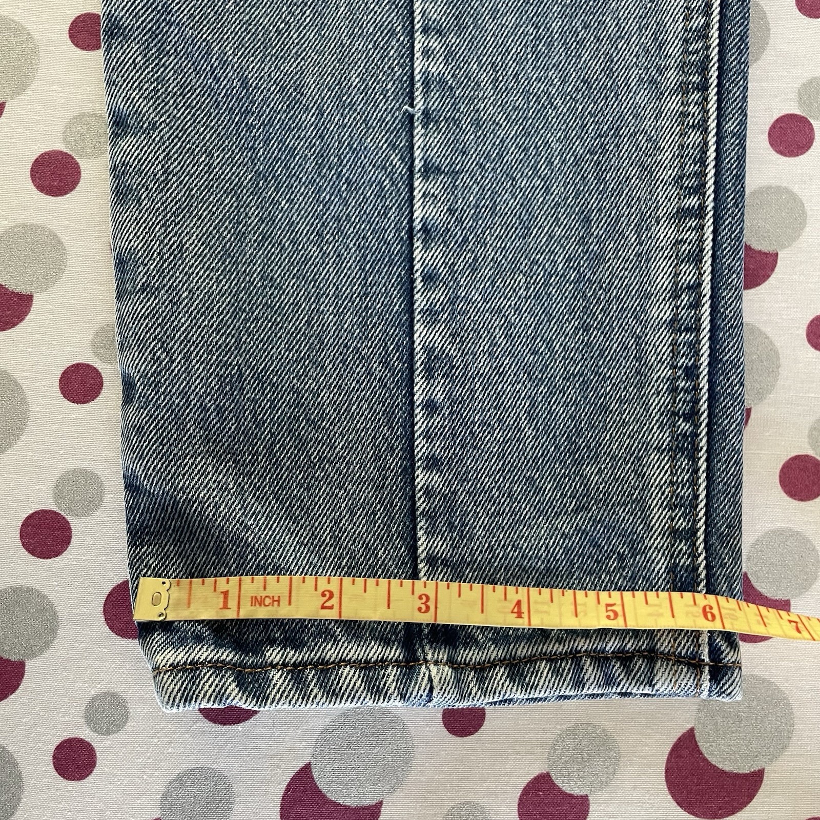 Levi’s Women’s Reworked Altered Jeans W26 L26 Cropped Blue Cotton See Pictures