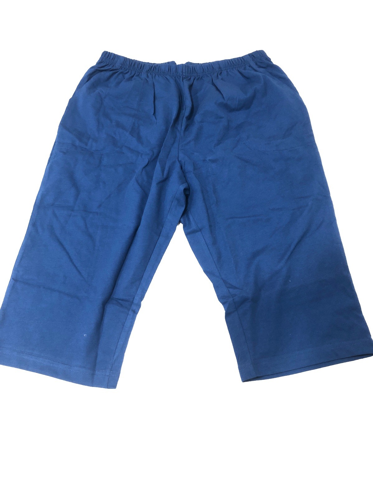 Blair Womens Blue Capri Pants Large