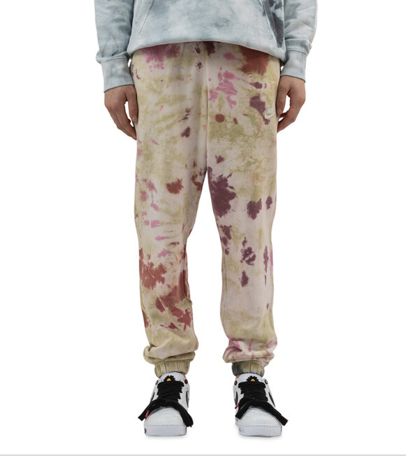 Nike Sportswear Club Tie-Dye French Terry Pants CU4347-638 Jogger Sz XXL New