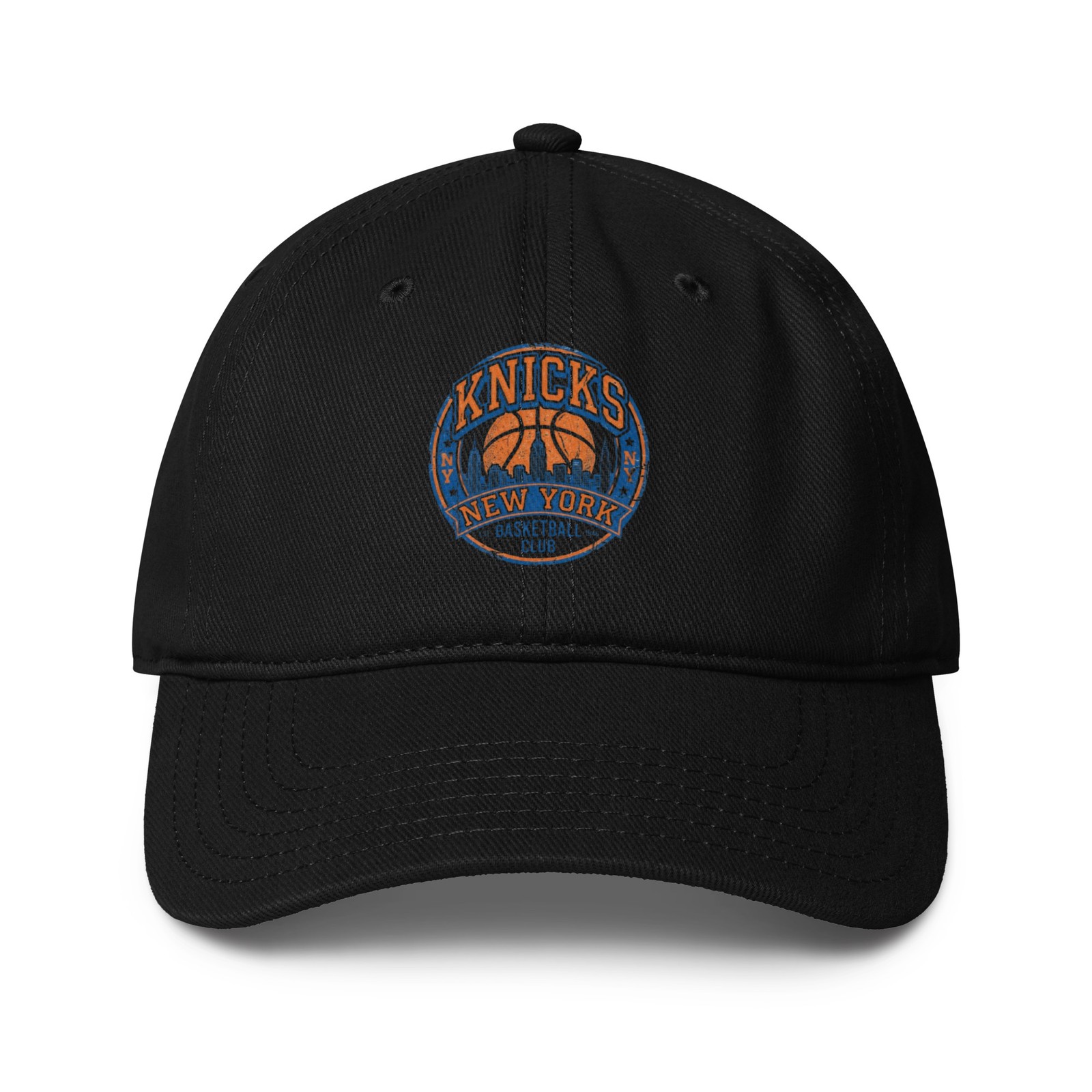 New York Knicks Orange and Blue NYK Inspired Low-profile baseball cap