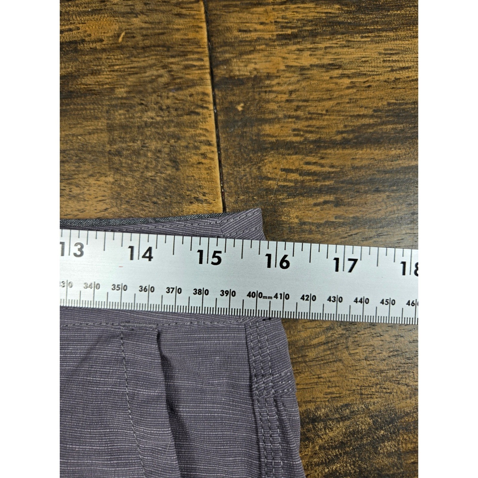 ONeill Hybrid Walk Shorts Mens 30 Purple Grey Slub Stretch Quick Dry Boardshorts