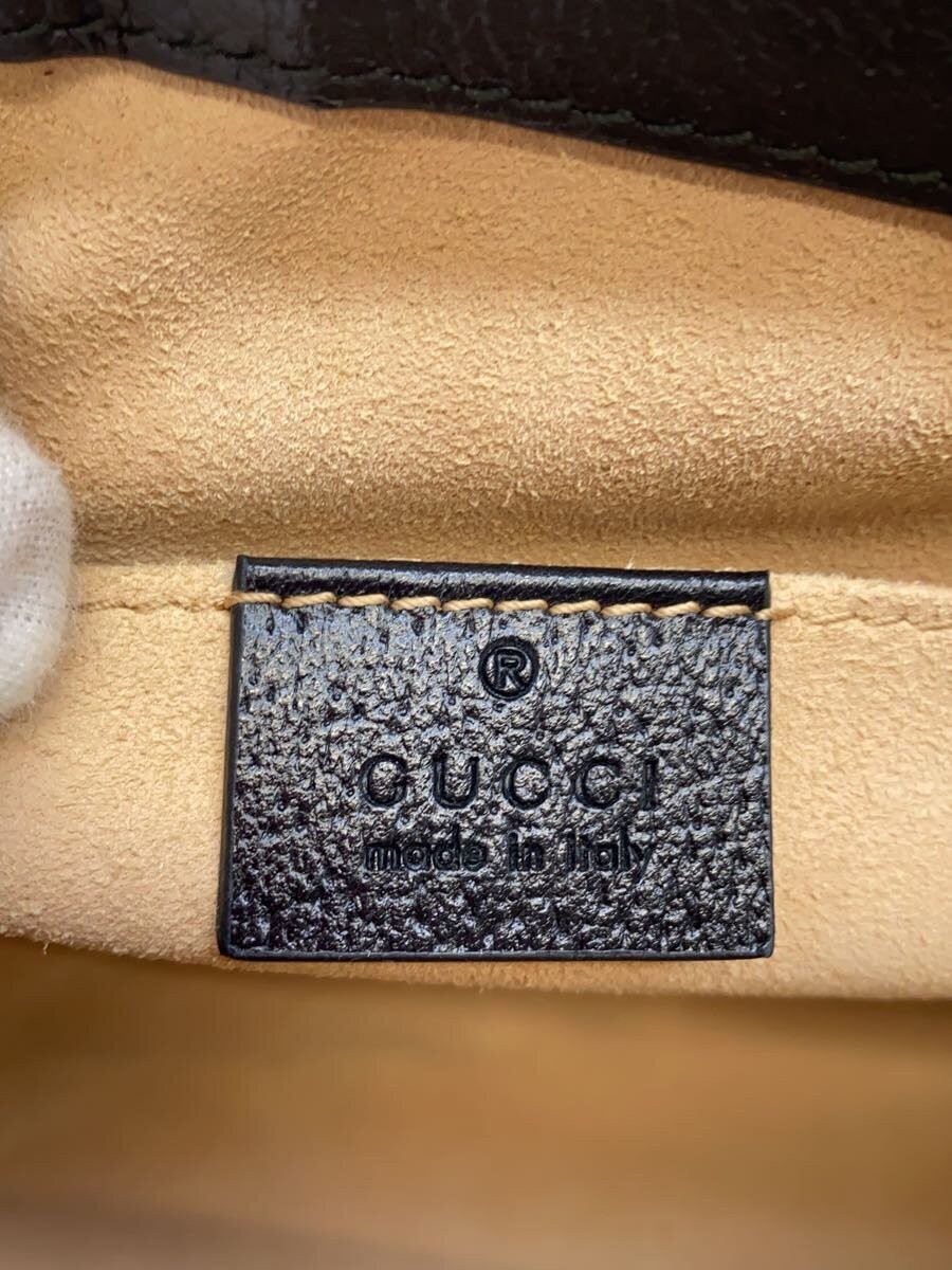 GUCCI Ophidia GG Handbag Leather BLK 547551