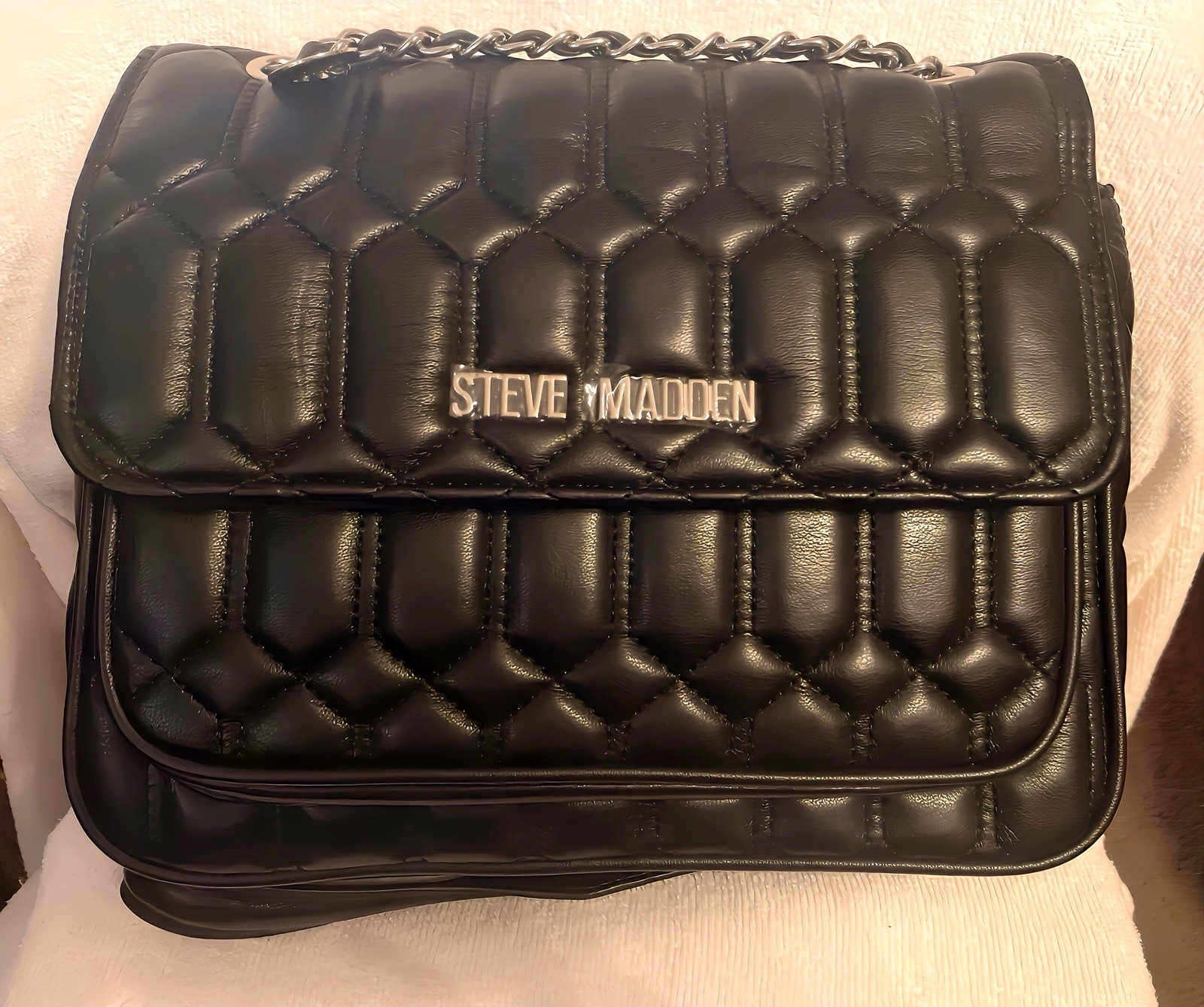 Steve Madden Bniles Crossbody Handbag Black NWT (classic/retired)