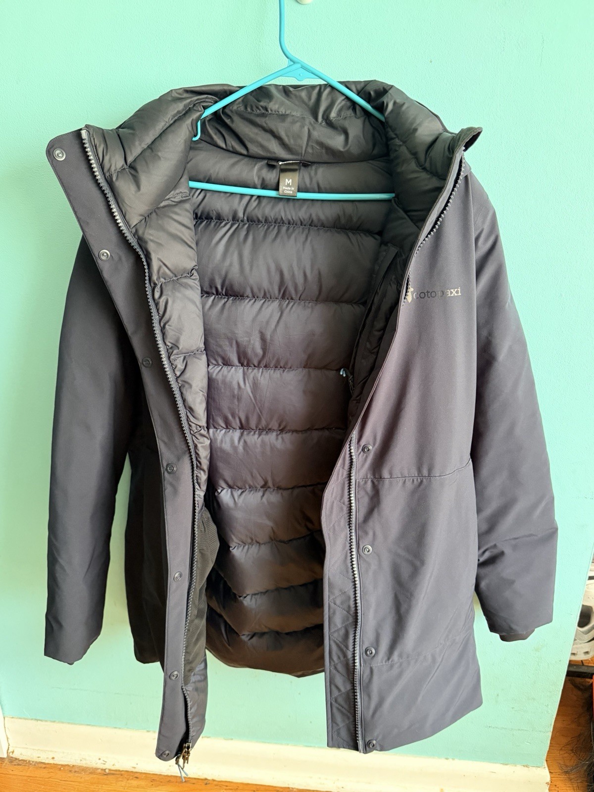 Cotopaxi women’s down parka, Dark blue Size M