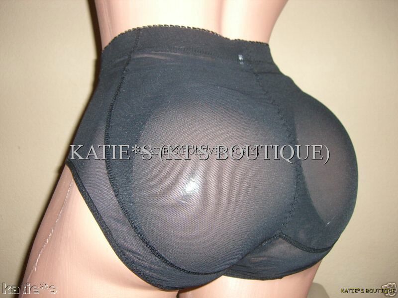 Silicone Padded BUTT ENHANCER SHAPER BOOTY POP BOOSTER PANTY UNDIES BEIGE Sz M