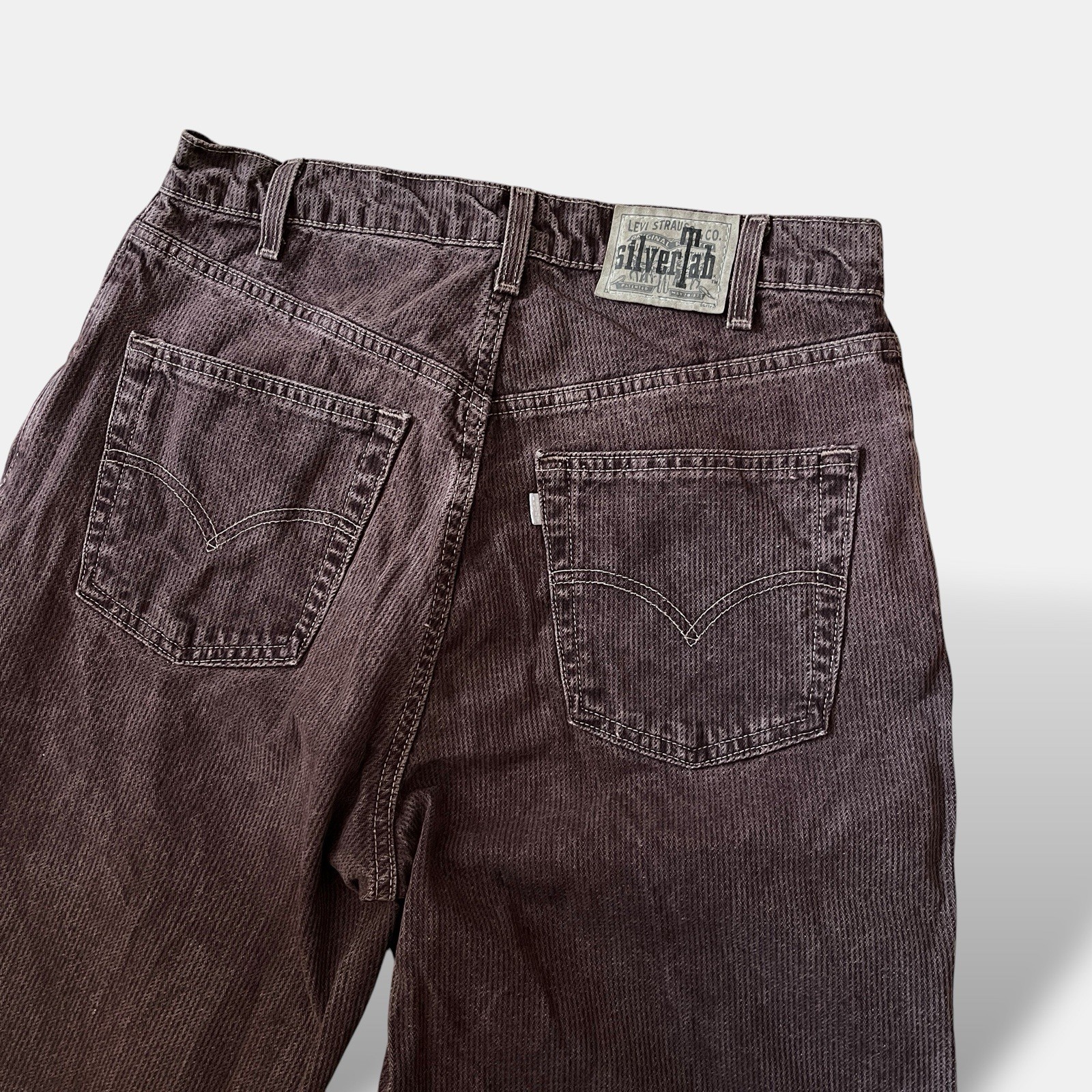 Levi’s SilverTab Mens W34 L32 Loose Fit Corduroy Jeans Vintage 90s USA