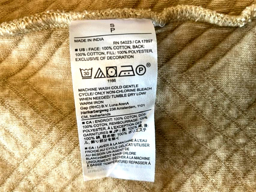 Banana Republic NWT Womens S Jacket Coatigan Quilted Caramel $110 Retail Box Cut