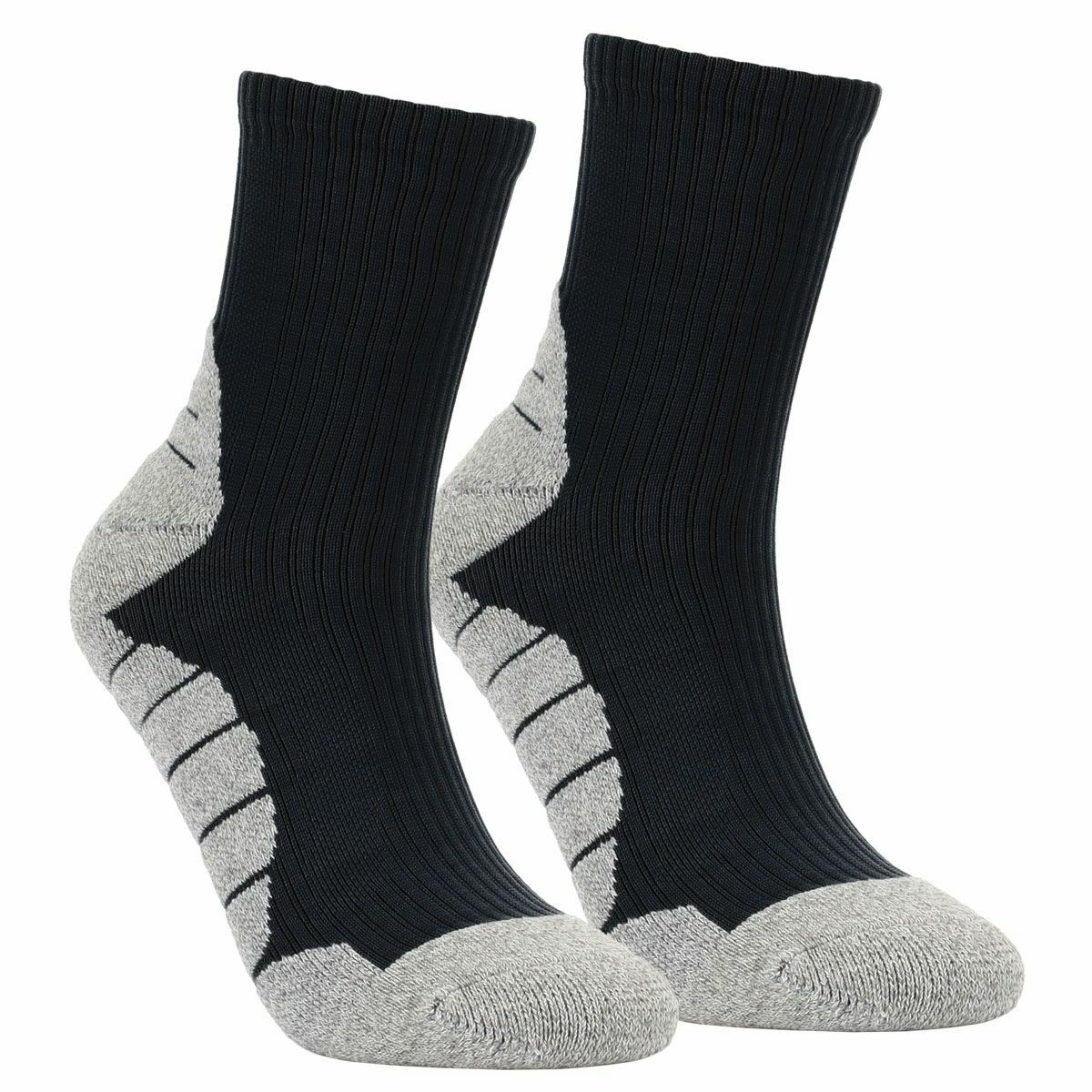 Men’s Mid Cut Ankle Quarter Athletic Casual Sport Cotton Socks Size 8-12