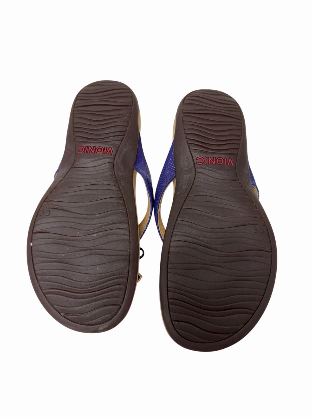 Vionic Rest Bella II Lizard Flip Flop Sandal Purple Women’s Size 8 NEW!!!