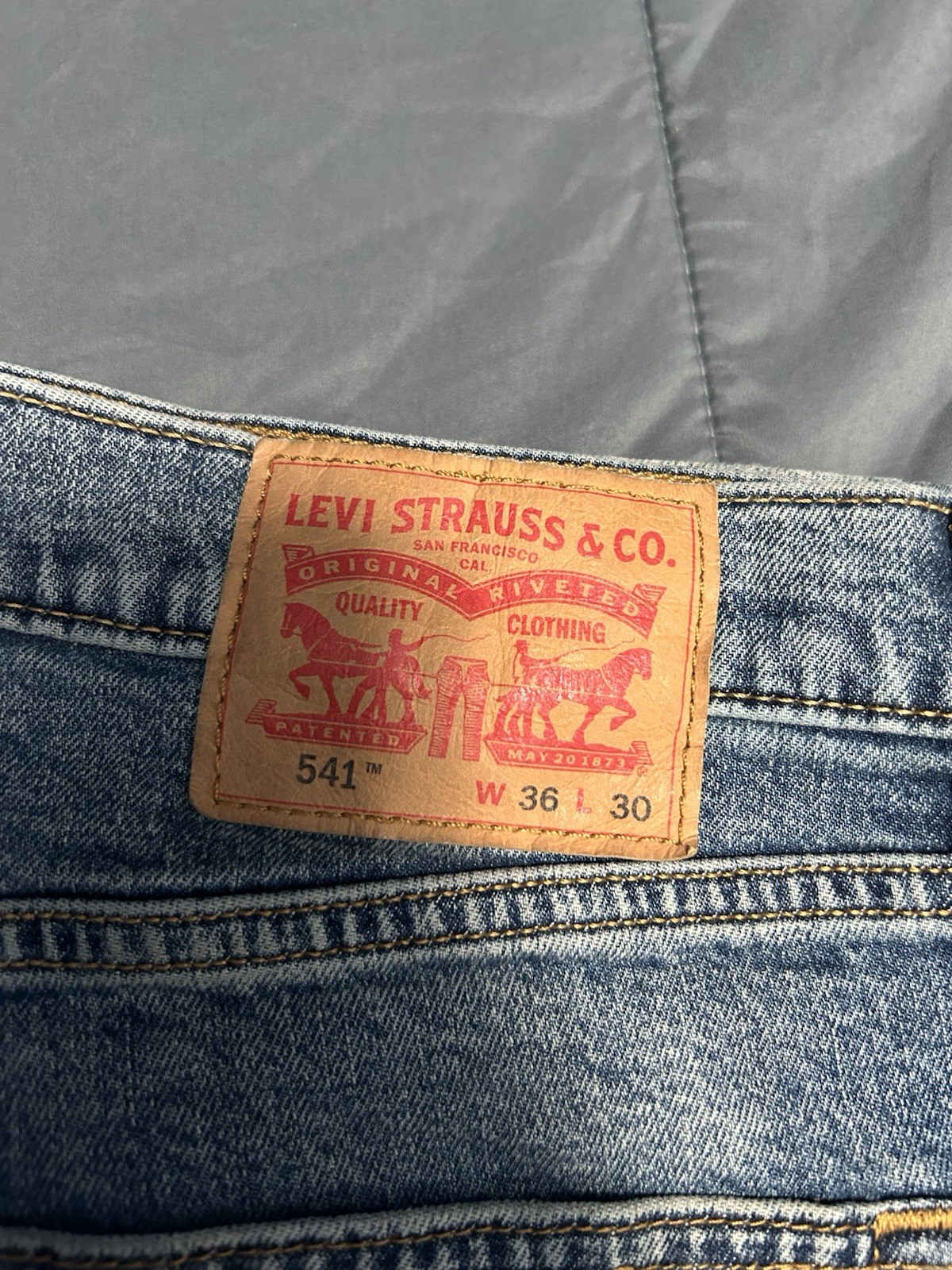 Levi’s 541 Regular Fit Jean for Men’s Size 36/30- Blue(Bootcut)