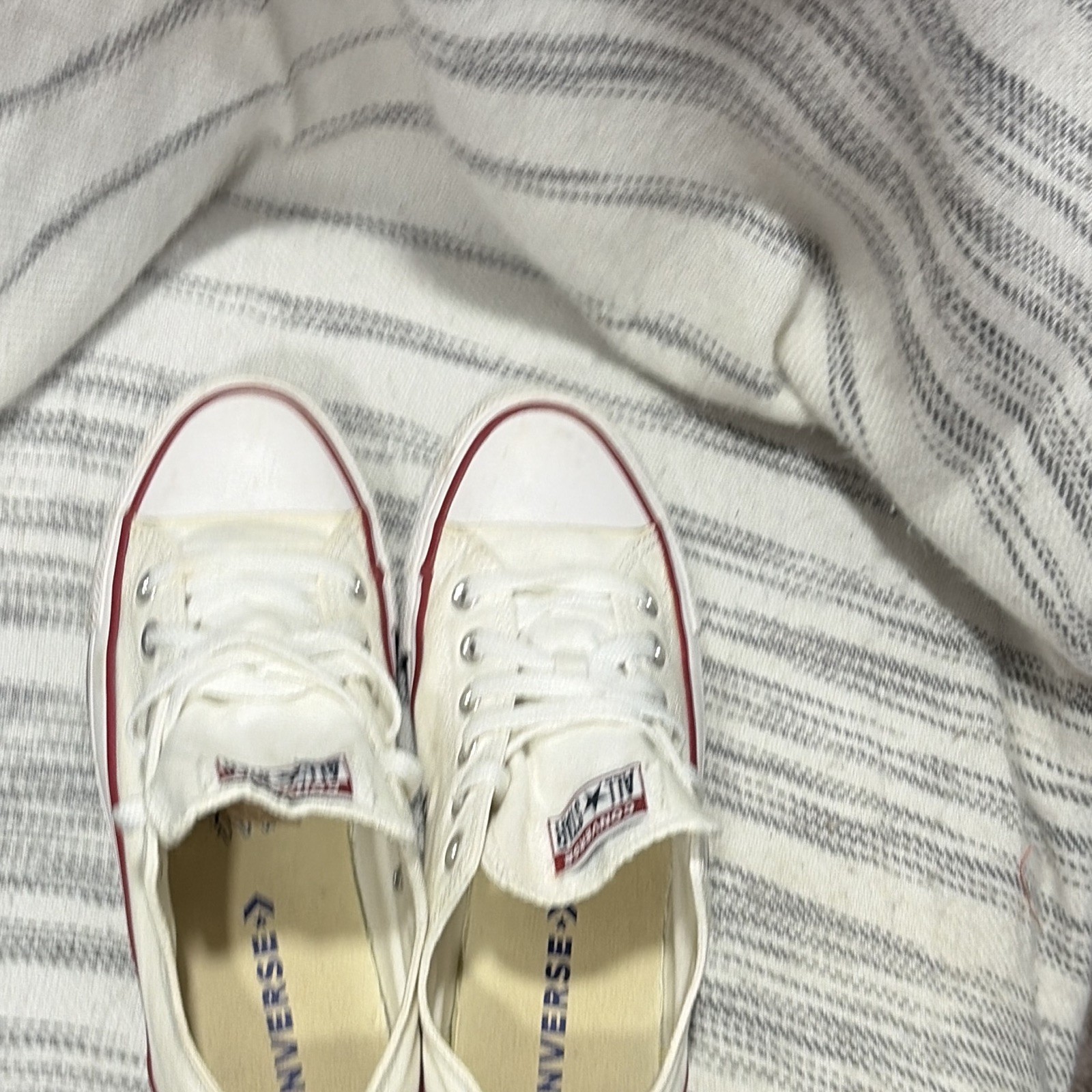 Converse Chuck Taylor All Star Low Top Lace-Up Optic White Sneakers M7652