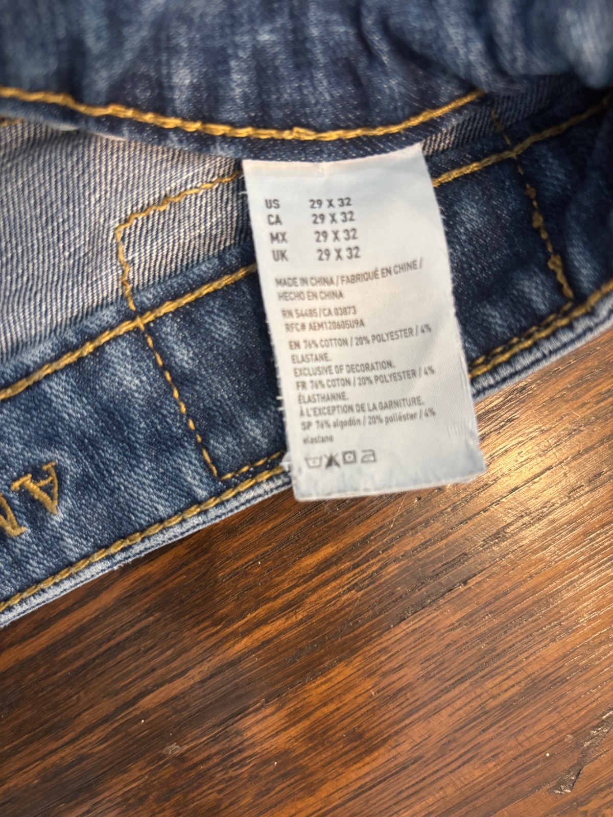 Men’s Slim Fit American Eagle Jeans 29×32
