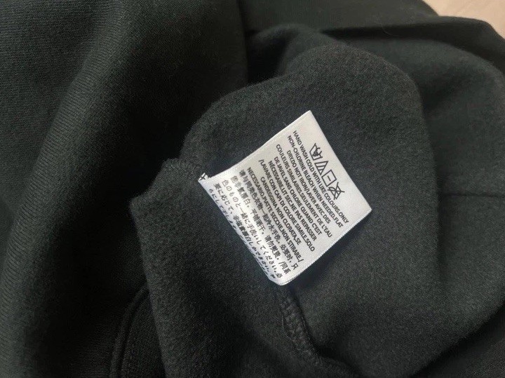 Essentials Fear of God Black Pullover Hoodie Logo Men’s Size M Long Sleeve
