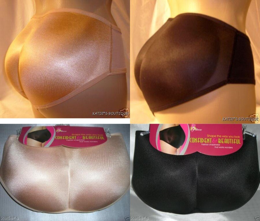Padded Butt Enhancer Molded Fake ass Bikini Panties Briefs Underwear 7011 S-2XL