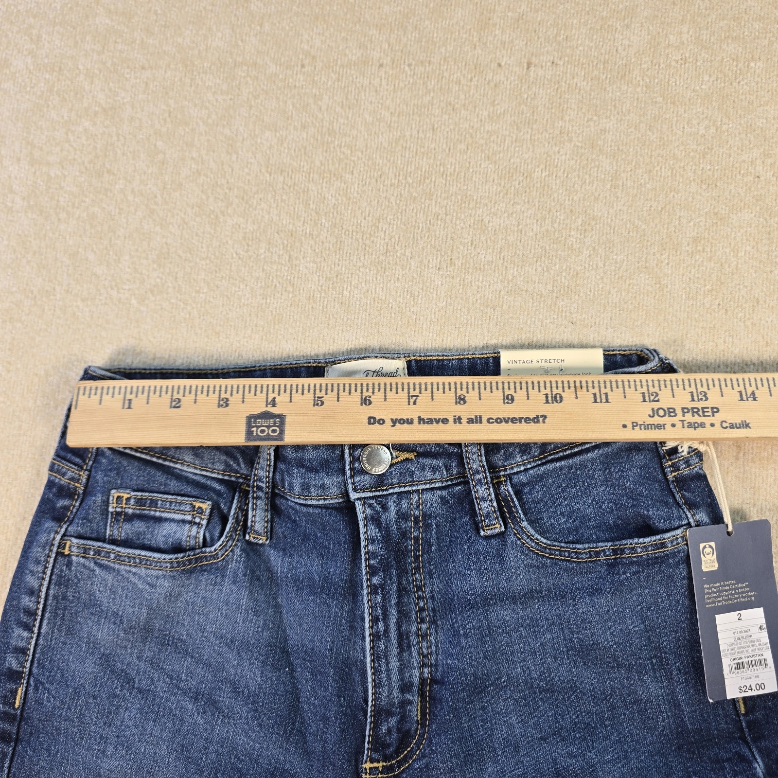 Universal Thread Jeans 2/26R Vintage Stretch Mid Rise Bootcut NWT