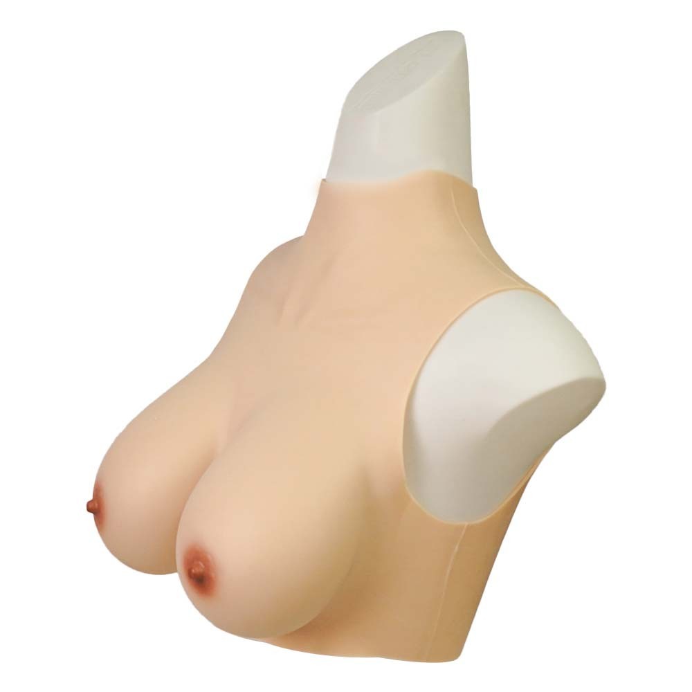 B-H Cup Silicone Breastplate Breast Forms Realistic Fake Boobs For Crossdresser
