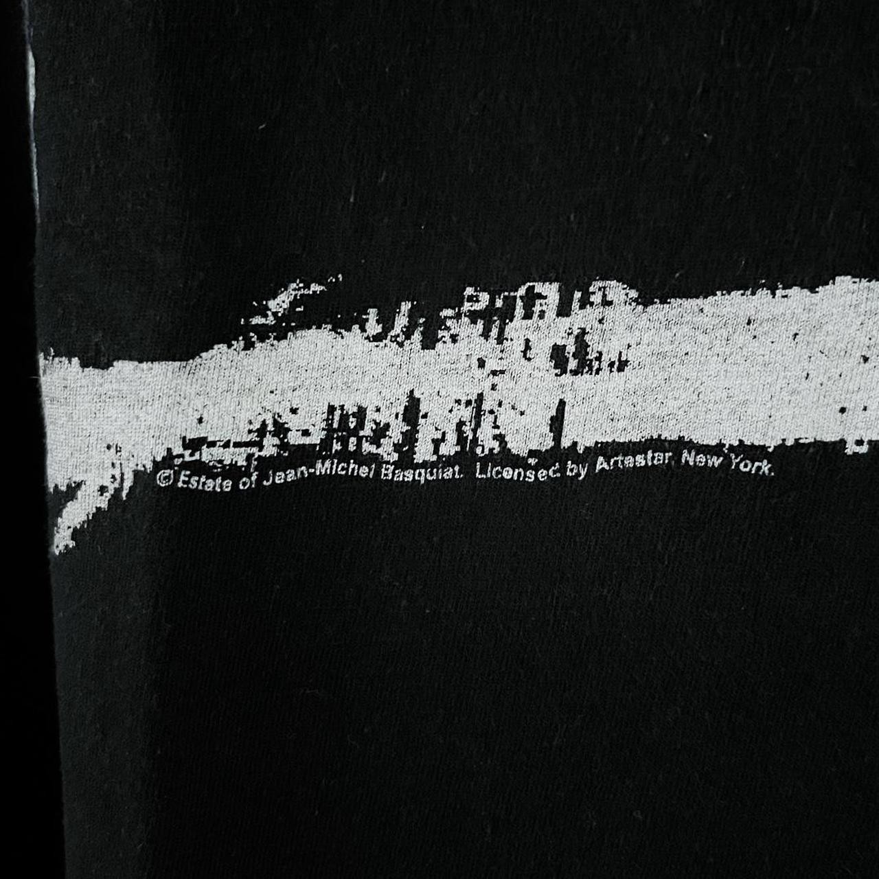 Vintage 90s Jean-Michel Basquiat Estate 100% Cotton Crown T-Shirt – Large