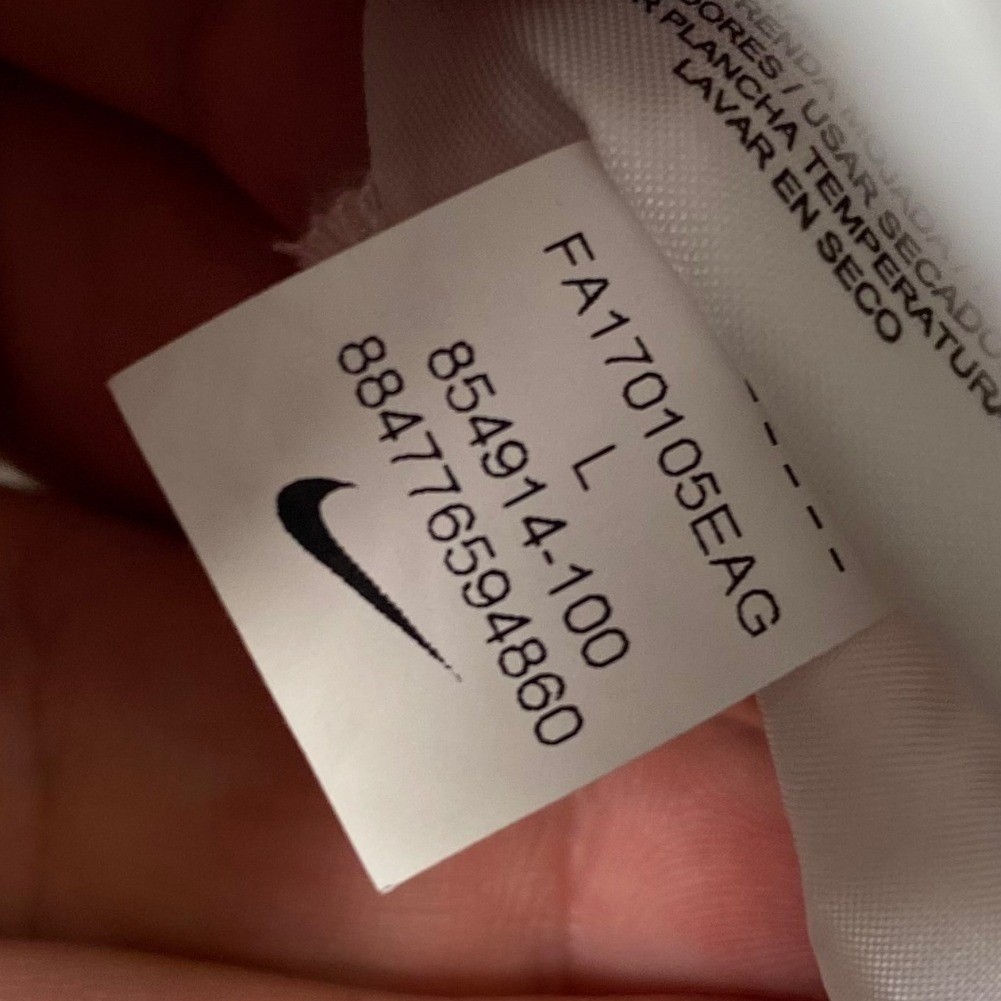 Nike Sportswear Windrunner Translucent Bomber Jacket White Black 854914-100 L