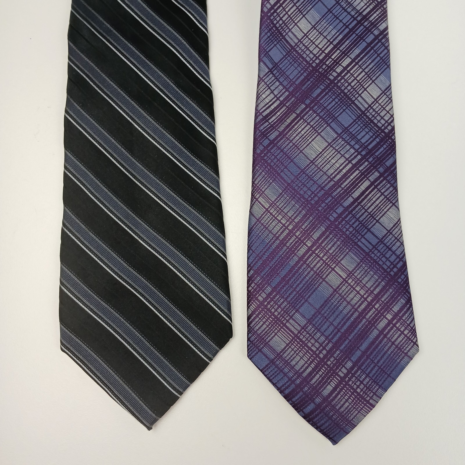 12 Vintage Mens 100% Silk Ties Mixed Colors & Patterns Classic 57″-60″
