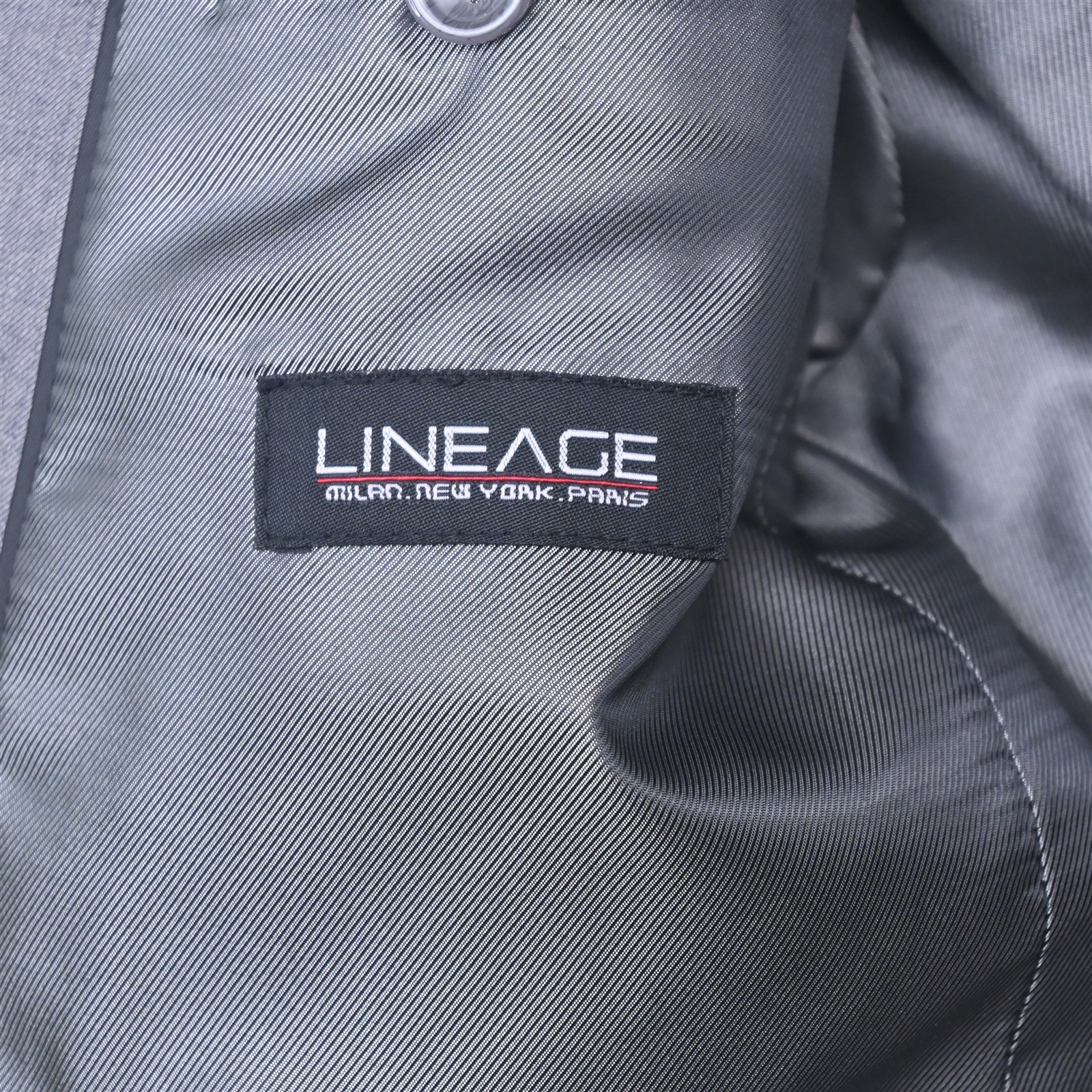 Lineage 40S 32×32 Gray Oxford Mens Jacket Pants Suit