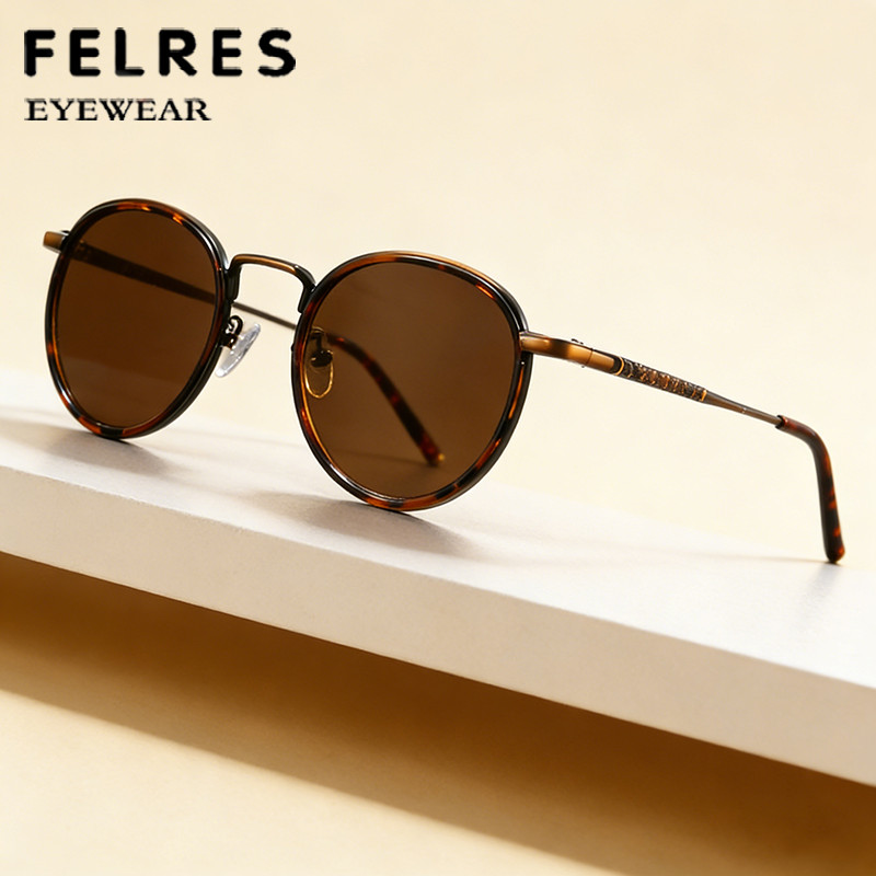 Metal Round Tinted Reading Sunglasses Men Women Shade Presbyopic Sunglasses New