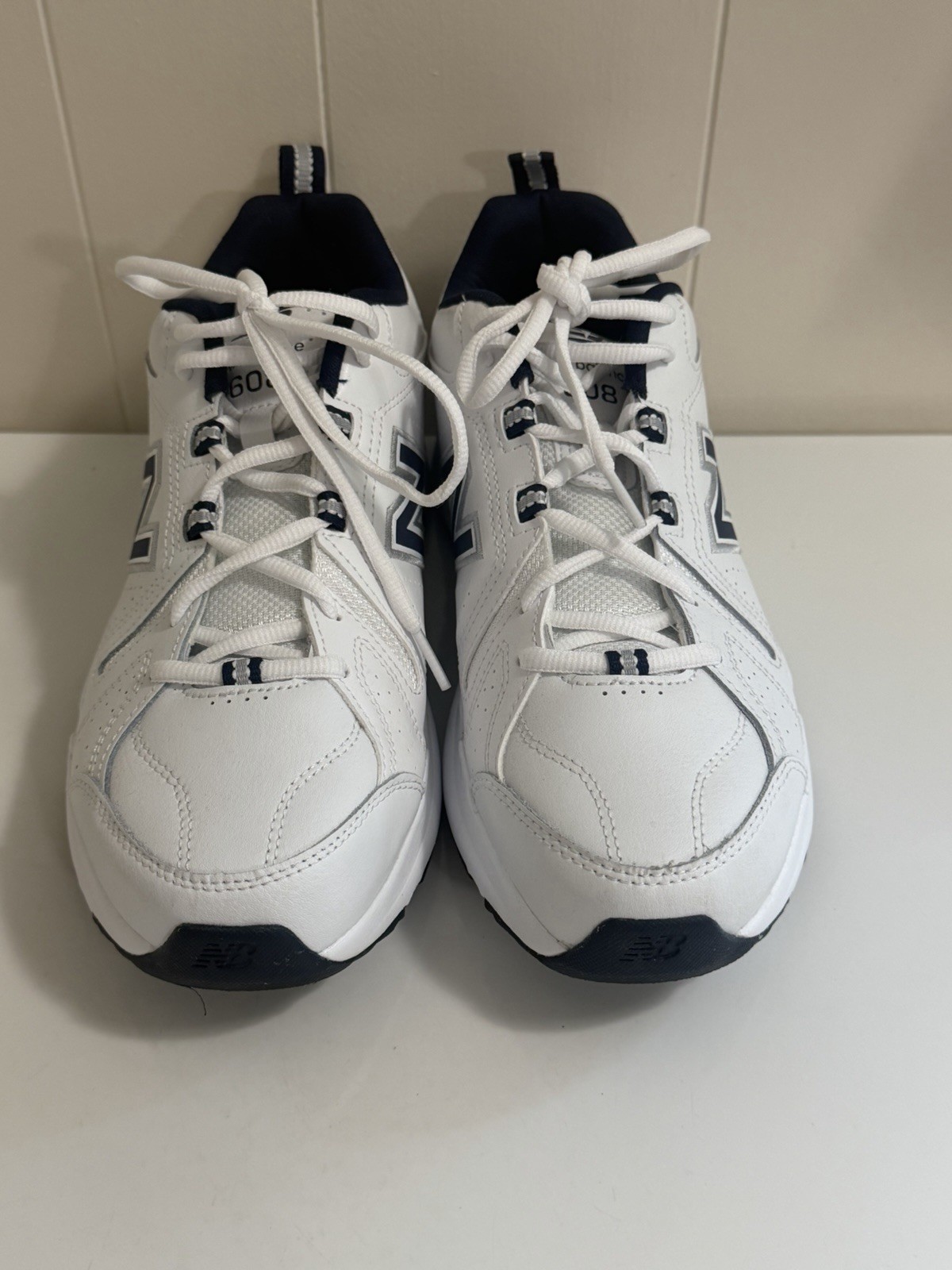 New Balance 608 v5 Men’s Leather Cross Trainers New White Size 9.5 D